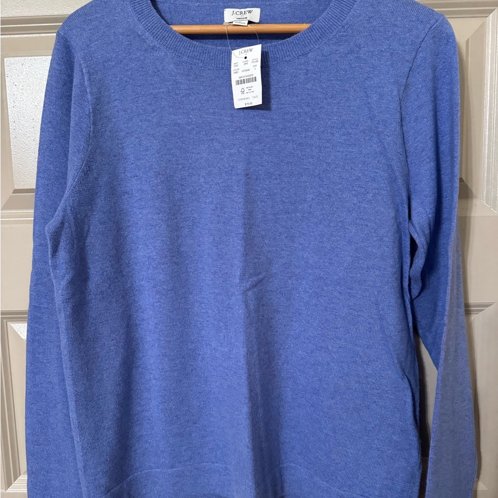 J. Crew Women’s Teddy Blue Sweater
